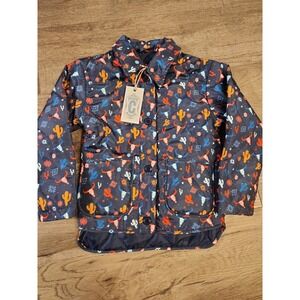 Girl's Rockin C Western Print Jacket Size Small